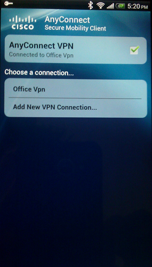 cisco anyconnect vpn not available